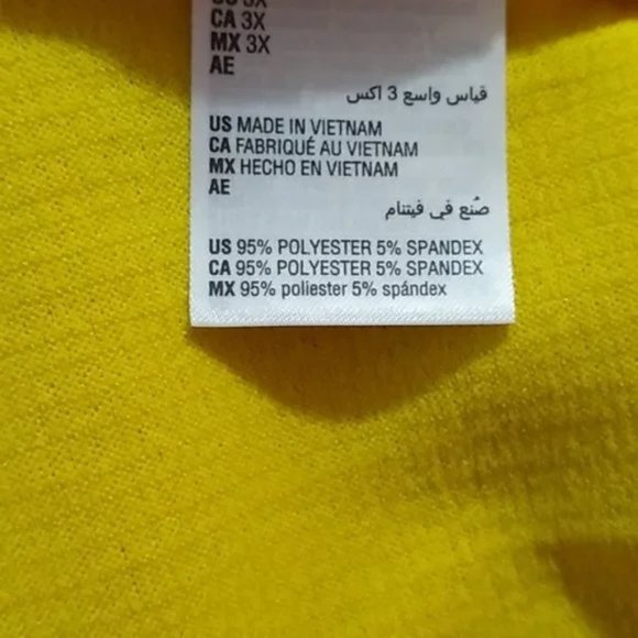 Alfani Gold Asymmetrical Sleeveless Blouse Plus Size 3X NWT - Picture 7 of 11